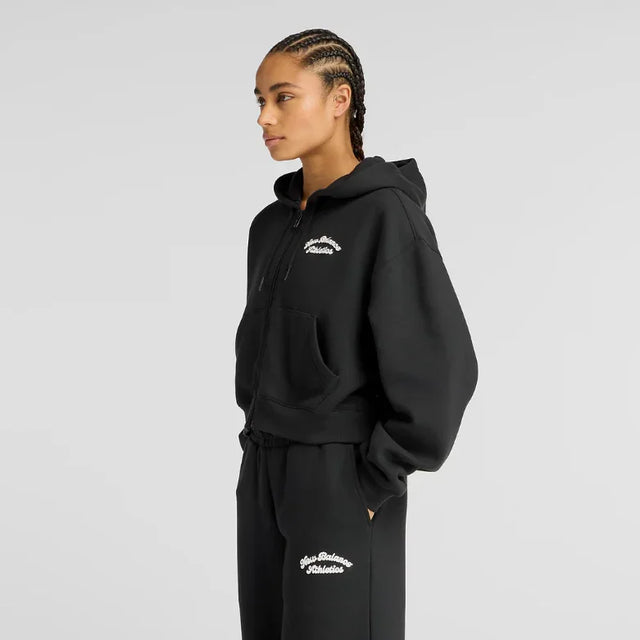 NEW BALANCE Fleece Full Zip Hooded Jacket - Aadima Nepal -online shopping Nepal - Fashion -Buy Clothing Online in Nepal