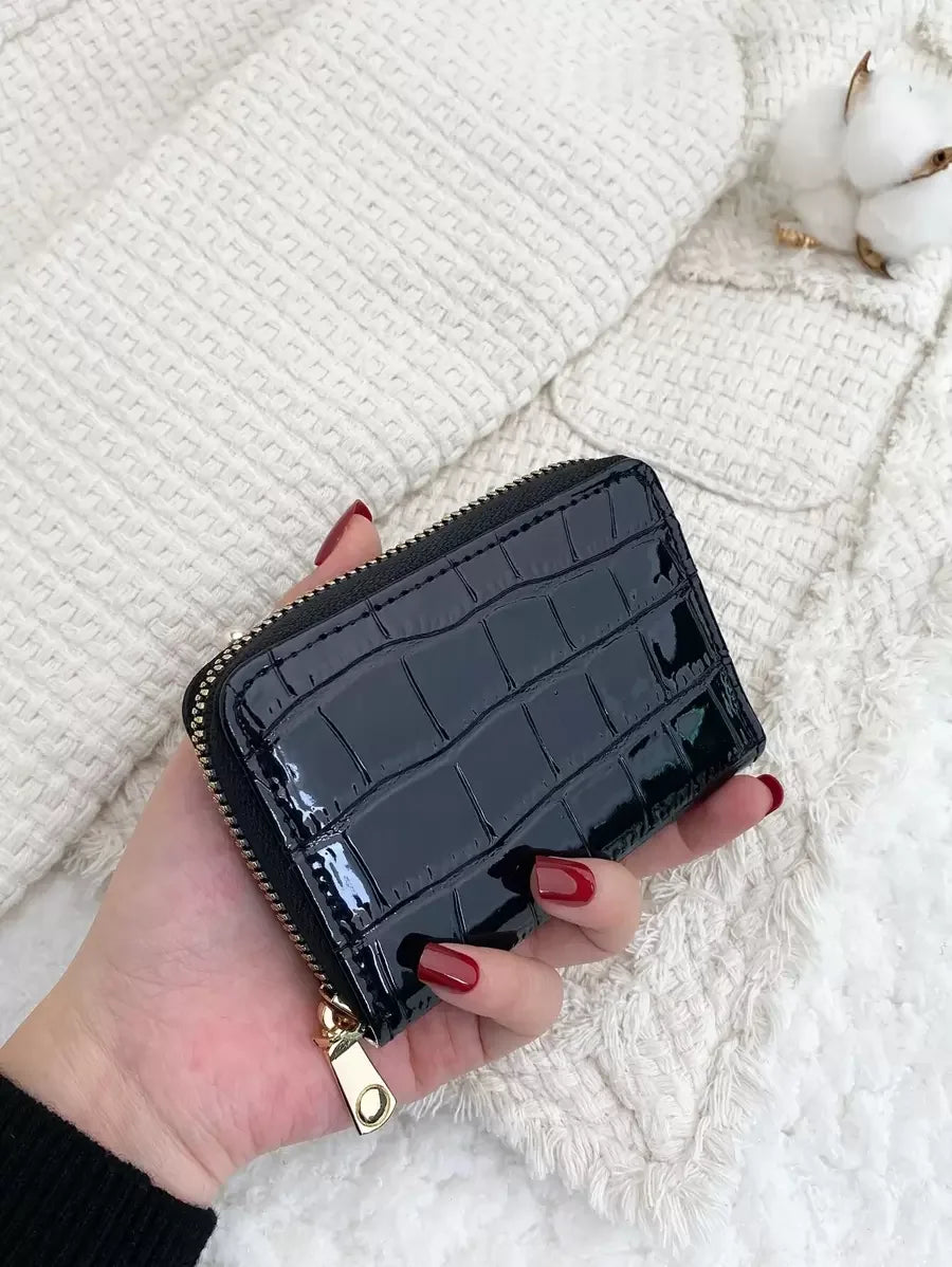 Crocodile Embossed lightweight Cardholder/Purse - Aadima Nepal -online shopping Nepal - Fashion -Buy Clothing Online in Nepal