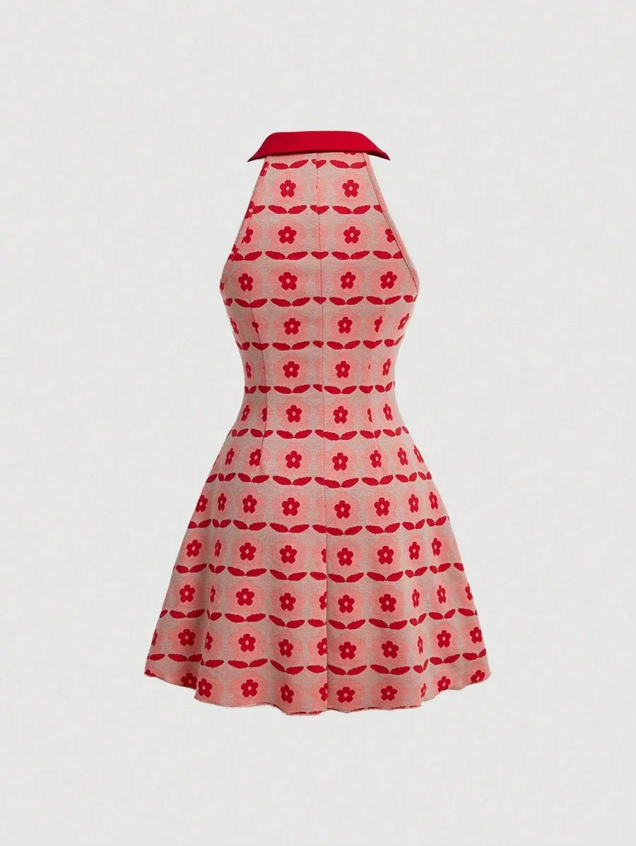 Vintage Knit Sleeveless Dress - Aadima Nepal -online shopping Nepal - Fashion -Buy Clothing Online in Nepal