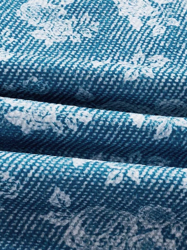 Floral Pattern Sleeveless Dress - Aadima Nepal -online shopping Nepal - Fashion -Buy Clothing Online in Nepal