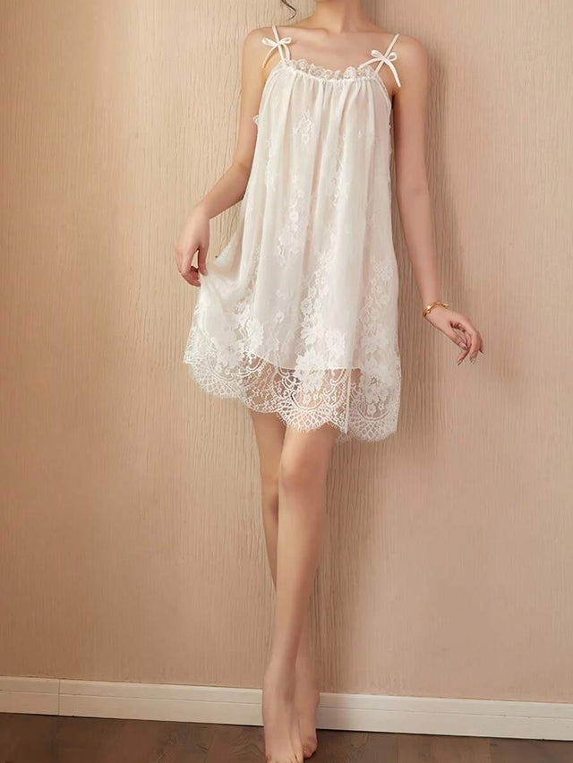 Set of Sexy lace suspender Pajama Dress - Aadima Nepal -online shopping Nepal - Fashion -Buy Clothing Online in Nepal