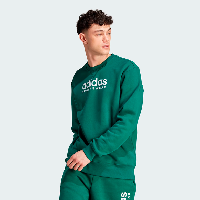 Adidas All Season Fleece Graphic Sweatshirt