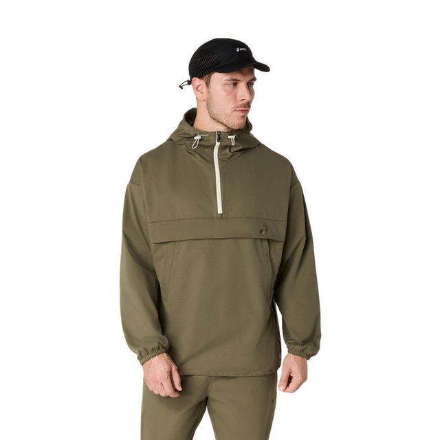 Buy ASICS DOUBLE WEAVE RELAXED PULL OVER JACKET Online in Nepal - Online Shopping Nepal - Online Clothing Shop Nepal