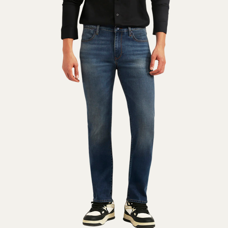 Buy Men's Redloop 511 Blue Slim Fit Mid Rise Jeans Online in Nepal - Online Shopping Nepal - Online Clothing Shop Nepal
