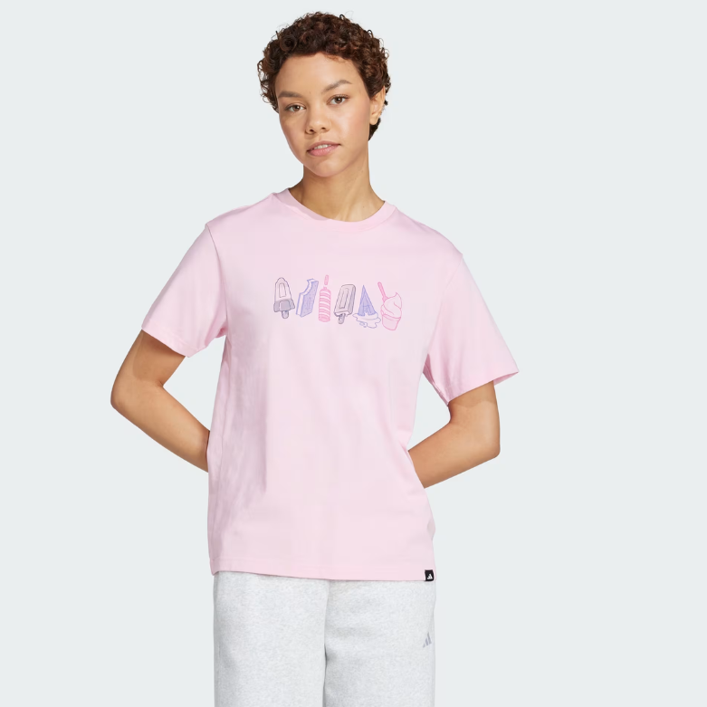 Buy Adidas Lounge Food W Graphic Tee Online in Nepal - Online Shopping Nepal - Online Clothing Shop Nepal
