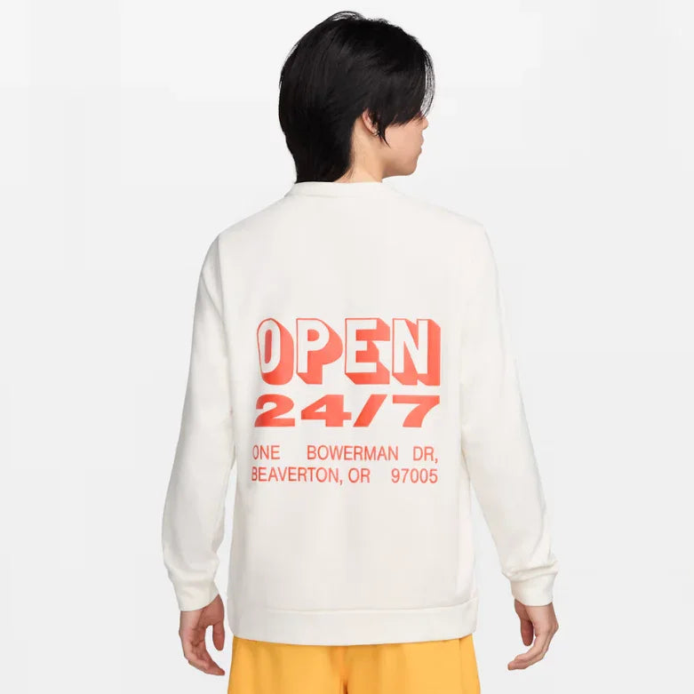 Nike Dri-FIT Fleece Long-Sleeve Fitness Crew - Aadima Nepal -online shopping Nepal - Fashion -Buy Clothing Online in Nepal