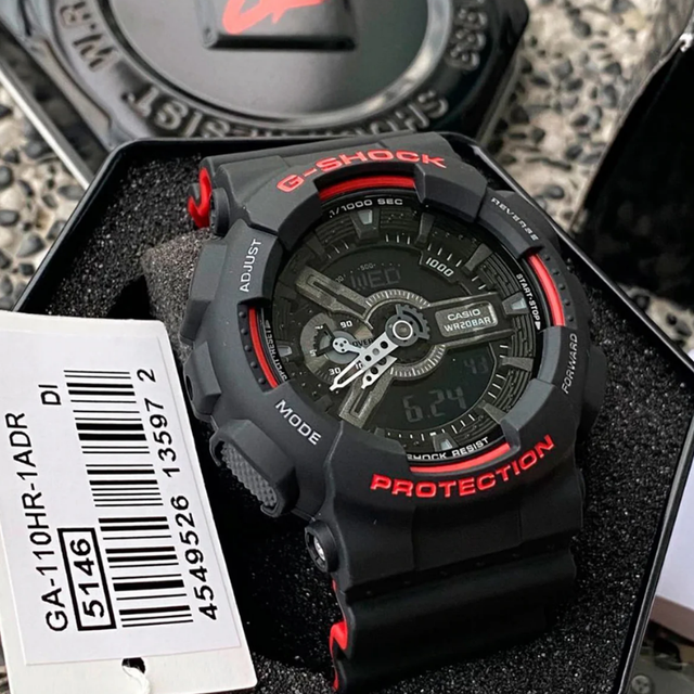 Buy CASSIO GA-110HR-1A ANALOG-DIGITAL WATCH Online in Nepal - Online Shopping Nepal - Online Clothing Shop Nepal