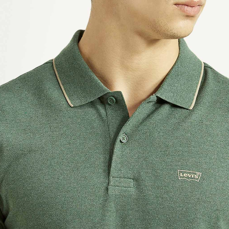 Buy Men's Textured Slim Fit Polo T-shirt Online in Nepal - Online Shopping Nepal - Online Clothing Shop Nepal