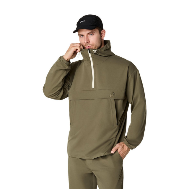 Buy ASICS DOUBLE WEAVE RELAXED PULL OVER JACKET Online in Nepal - Online Shopping Nepal - Online Clothing Shop Nepal