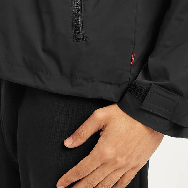 Solid Black Hooded Tailored Jacket - Aadima Nepal -online shopping Nepal - Fashion -Buy Clothing Online in Nepal