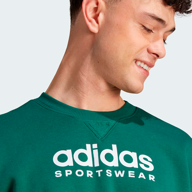 Adidas All Season Fleece Graphic Sweatshirt
