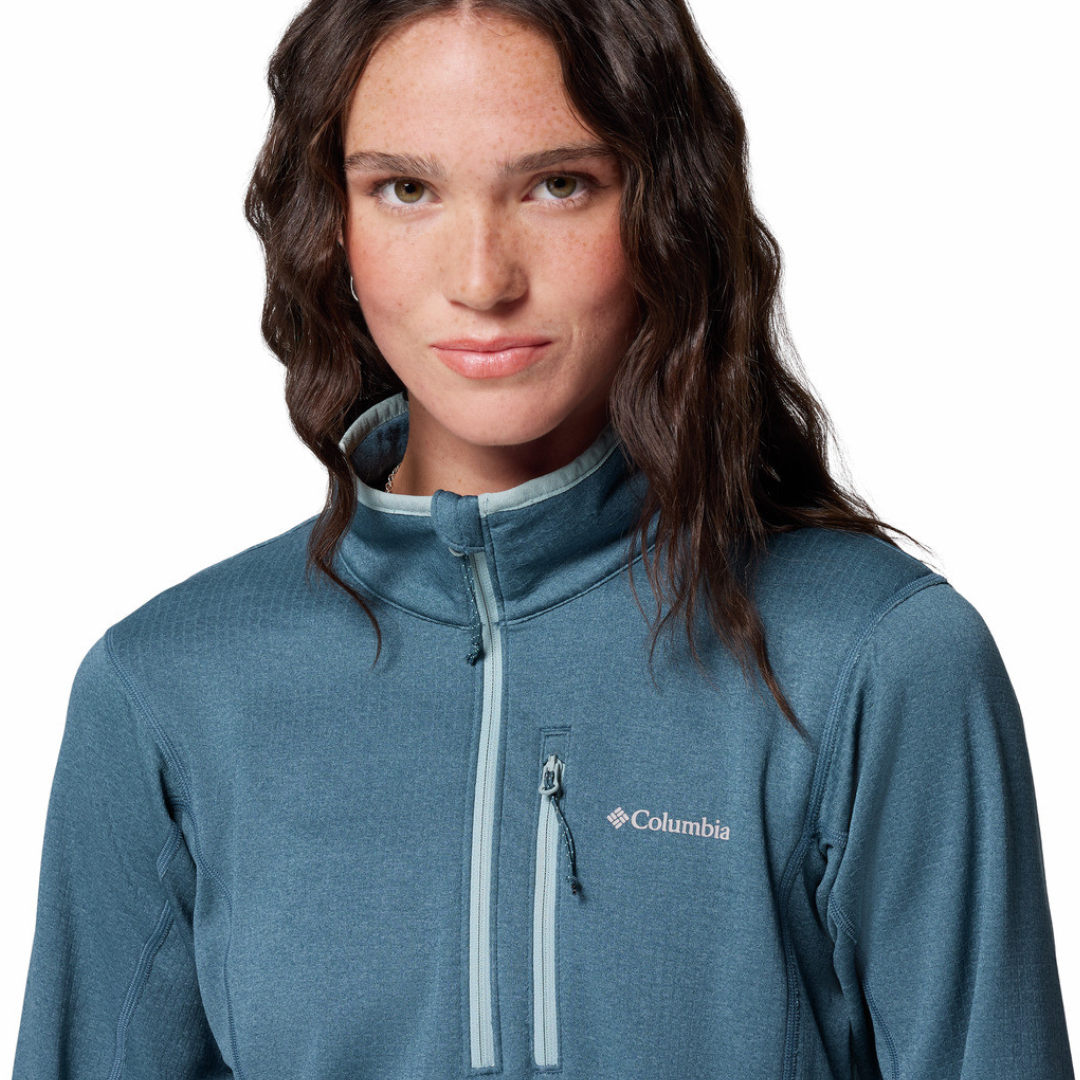 Columbia Essential Hike™ Grid Fleece Half Zip - Aadima Nepal -online shopping Nepal - Fashion -Buy Clothing Online in Nepal