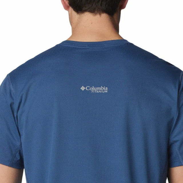Columbia Blue Men's Short Sleeve T-Shirt - Aadima Nepal -online shopping Nepal - Fashion -Buy Clothing Online in Nepal