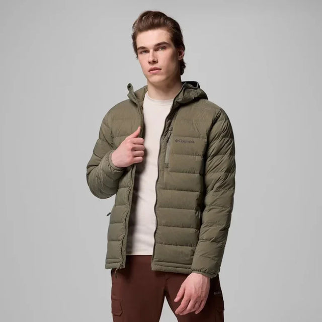 Columbia Drift PeakTM Stretch Down Hooded Jacket - Aadima Nepal -online shopping Nepal - Fashion -Buy Clothing Online in Nepal