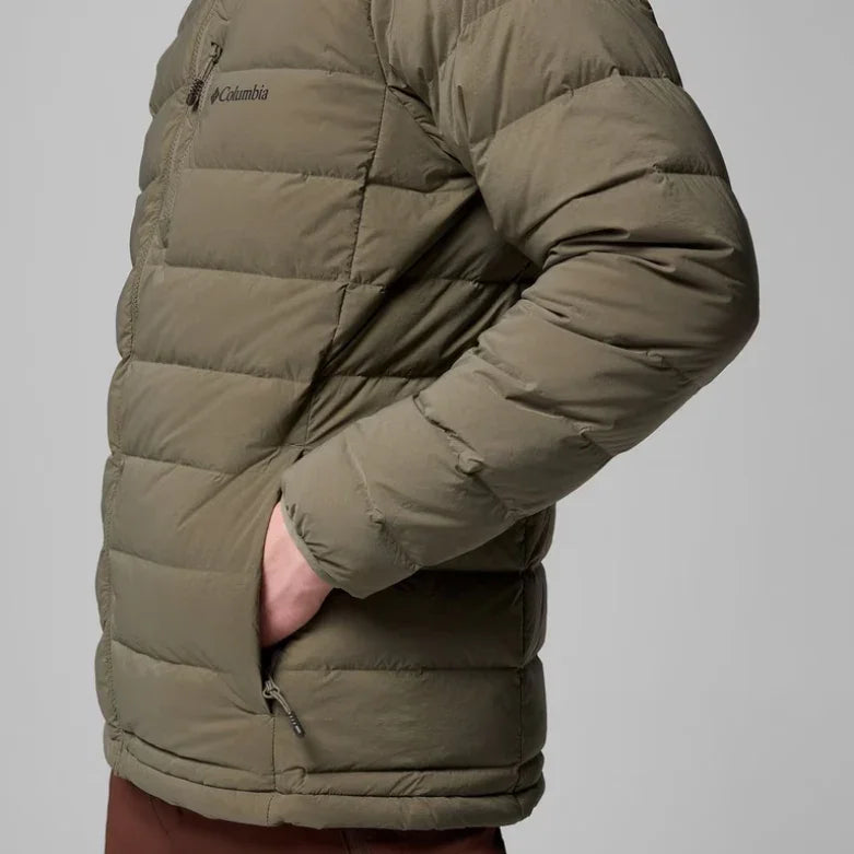 Columbia Drift PeakTM Stretch Down Hooded Jacket - Aadima Nepal -online shopping Nepal - Fashion -Buy Clothing Online in Nepal