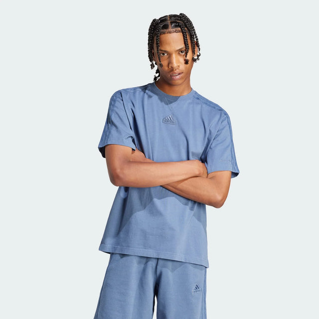 ALL SZN 3‑Stripes Tee - Aadima Nepal -online shopping Nepal - Fashion -Buy Clothing Online in Nepal