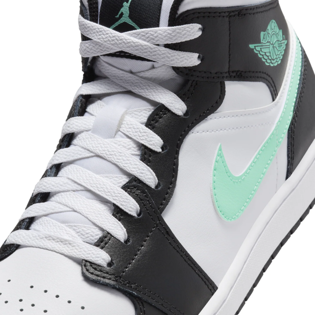 Air Jordan 1 Mid Green Glow