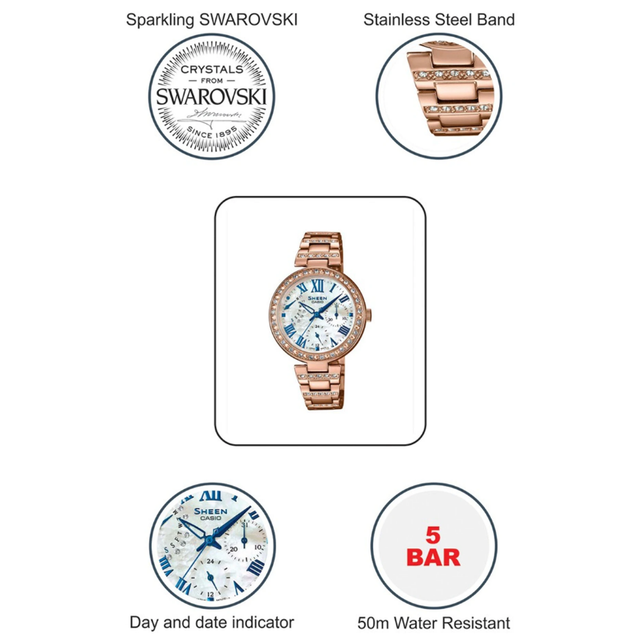 Buy CASIO SHE-3043BPG-7AUDR WATCH Online in Nepal - Online Shopping Nepal - Online Clothing Shop Nepal