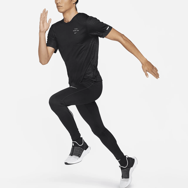 Shop Nike Dri-FIT Challenger Tights in Black. Made with stretchy fabric for unrestricted movement, plenty of pockets, and 75% recycled fibers. Perfect for running!