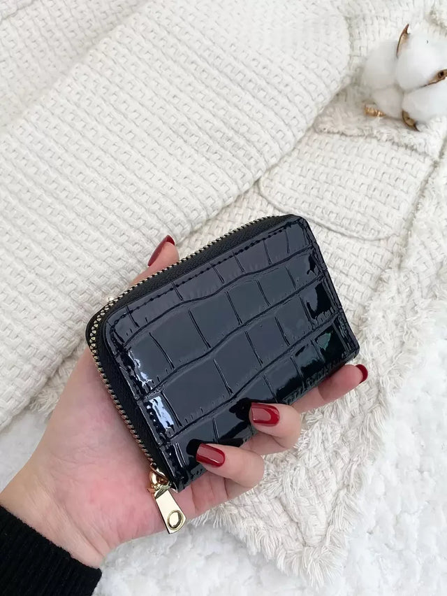 Crocodile Embossed lightweight Cardholder/Purse - Aadima Nepal -online shopping Nepal - Fashion -Buy Clothing Online  in Nepal