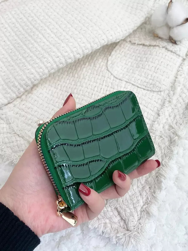 Crocodile Embossed lightweight Cardholder/Purse - Aadima Nepal -online shopping Nepal - Fashion -Buy Clothing Online  in Nepal