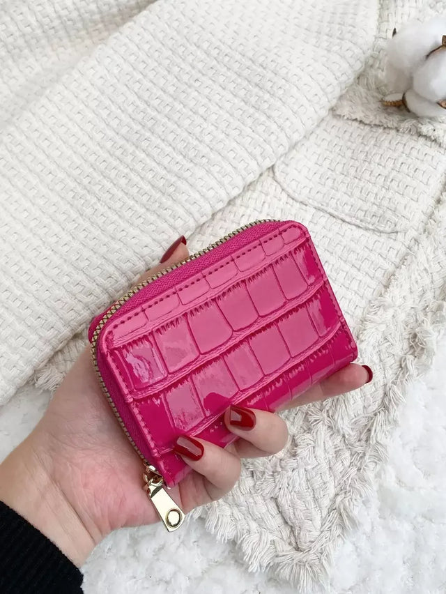 Crocodile Embossed lightweight Cardholder/Purse - Aadima Nepal -online shopping Nepal - Fashion -Buy Clothing Online  in Nepal