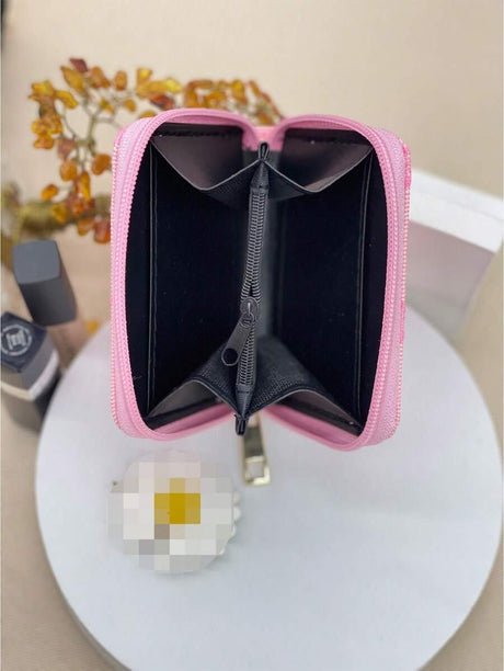 Heart Pattern with Ziper lightweight Cardholder/Purse - Aadima Nepal -online shopping Nepal - Fashion -Buy Clothing Online  in Nepal