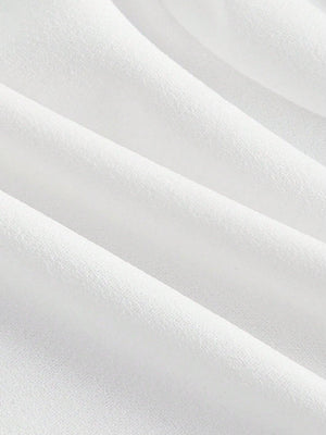 Buttoned Strap Side Tie At Waist Summer Tank Top - Feature Description Details Lace Up, Asymmetrical, Button Neckline V Neck Style Casual Type Tank Hem Shape Asymmetrical Color White Pattern Type Plain Length Regular Fit Type Regular Fit Fabric Medium Str