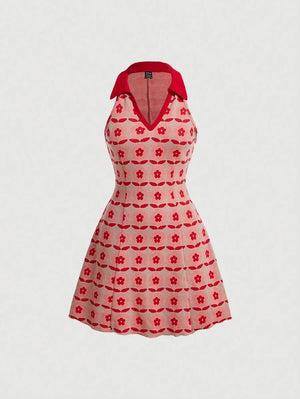 Vintage Knit Sleeveless Dress - Aadima Nepal -online shopping Nepal - Fashion -Buy Clothing Online  in Nepal