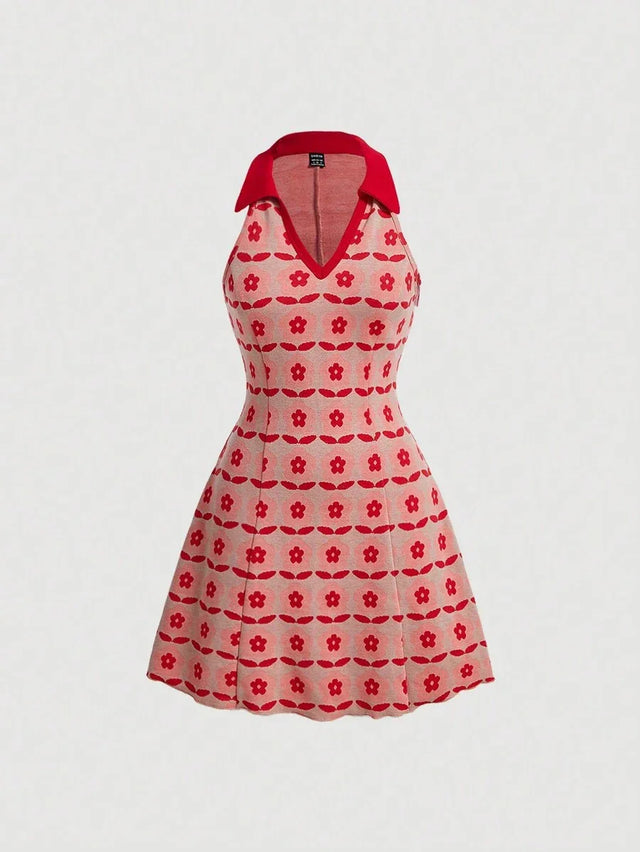 Vintage Knit Sleeveless Dress - Aadima Nepal -online shopping Nepal - Fashion -Buy Clothing Online  in Nepal