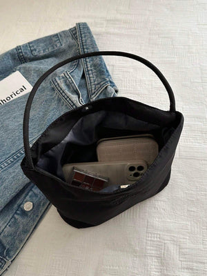 Nylon Letter Print Shoulder Bucket Bag - Aadima Nepal -online shopping Nepal - Fashion -Buy Clothing Online  in Nepal