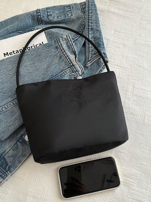 Nylon Letter Print Shoulder Bucket Bag - Aadima Nepal -online shopping Nepal - Fashion -Buy Clothing Online  in Nepal