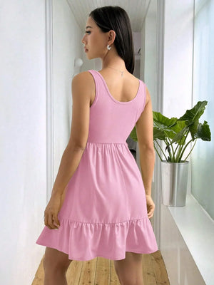 Summer Sleeveless Casual Dress - Aadima Nepal -online shopping Nepal - Fashion -Buy Clothing Online  in Nepal