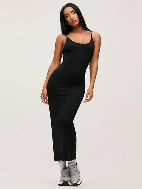 SHEIN BASICS Cami Bodycon Summer Dress - Aadima Nepal -online shopping Nepal - Fashion -Buy Clothing Online  in Nepal