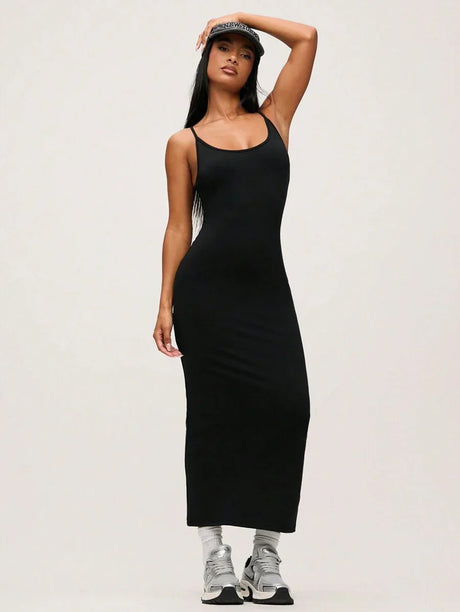 SHEIN BASICS Cami Bodycon Summer Dress - Aadima Nepal -online shopping Nepal - Fashion -Buy Clothing Online  in Nepal