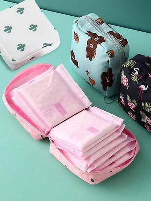 Travel size Sanitary Napkin Storage bag - Aadima Nepal -online shopping Nepal - Fashion -Buy Clothing Online  in Nepal