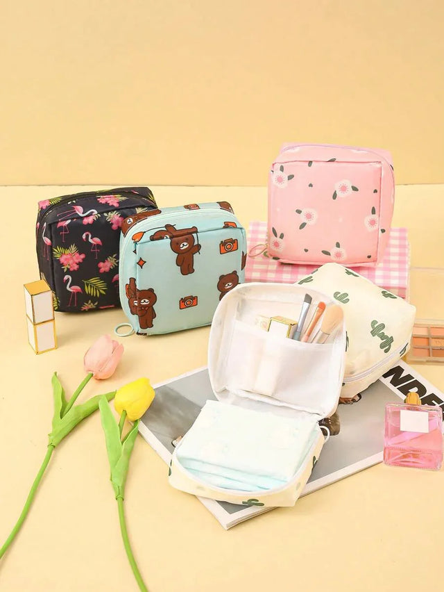 Travel size Sanitary Napkin Storage bag - Aadima Nepal -online shopping Nepal - Fashion -Buy Clothing Online  in Nepal