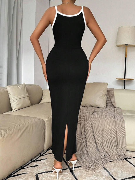 Long Bodycon Cami Dress - Aadima Nepal -online shopping Nepal - Fashion -Buy Clothing Online  in Nepal
