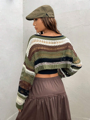 Online Shopping Nepal - Buy Shein Drop Shoulder Crop Sweater Online in Nepal