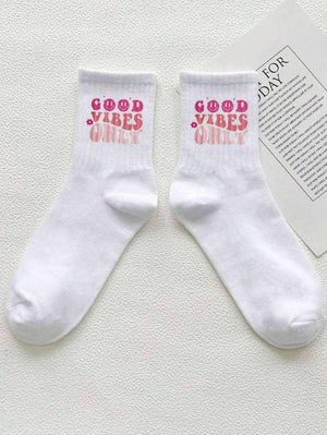 Artist Girlcore Women's Letter Mid-Calf Socks - Aadima Nepal -online shopping Nepal - Fashion -Buy Clothing Online  in Nepal