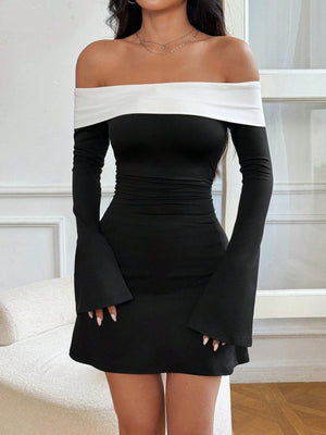 Autumn Colo Long Sleeve Dress - Aadima Nepal -online shopping Nepal - Fashion -Buy Clothing Online  in Nepal