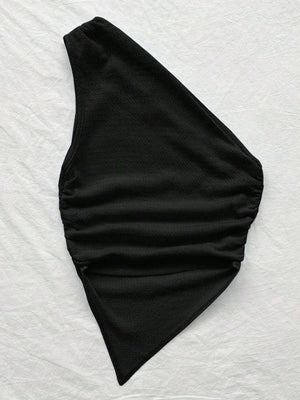 Online shopping Nepal - Buy Asymmetric Neck Pink Top With Asymmetrical Hem in Nepal