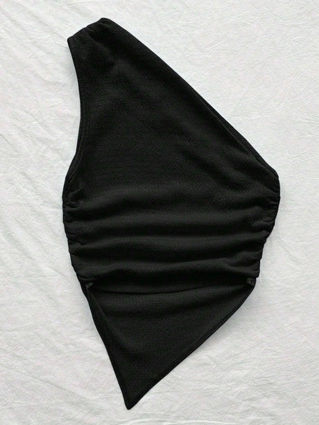 Online shopping Nepal - Buy Asymmetric Neck Pink Top With Asymmetrical Hem in Nepal