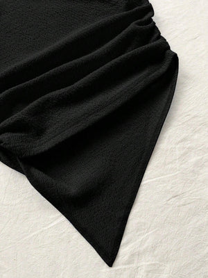 Online shopping Nepal - Buy Asymmetric Neck Pink Top With Asymmetrical Hem in Nepal