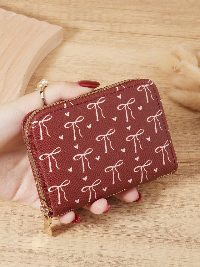 Love Pattern Multi card organizer/Purse - Aadima Nepal -online shopping Nepal - Fashion -Buy Clothing Online  in Nepal