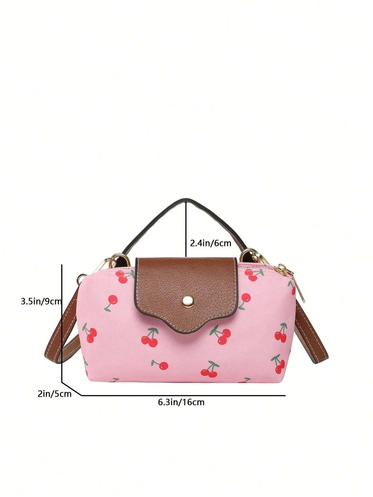 Water‑Resistant Cherry Mini Flap Bag - Aadima Nepal -online shopping Nepal - Fashion -Buy Clothing Online  in Nepal