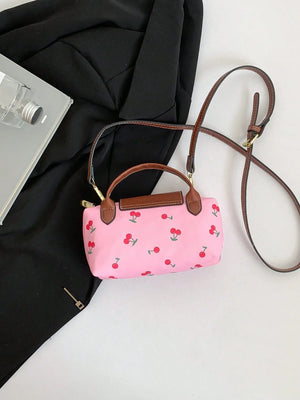 Water‑Resistant Cherry Mini Flap Bag - Aadima Nepal -online shopping Nepal - Fashion -Buy Clothing Online  in Nepal