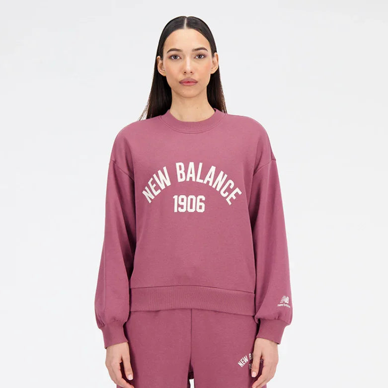 NEW BALANCE Essentials Varsity Fleece Crew - Aadima Nepal -online shopping Nepal - Fashion -Buy Clothing Online  in Nepal