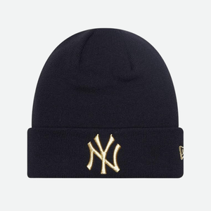 New Era Yankees Metallic Gold Beanie