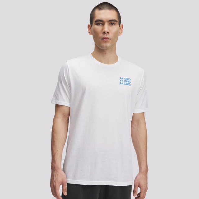 Buy Under Armour Triple Stack Left Chest Logo Men's SS T-Shirt Online in Nepal - Online Shopping Nepal - Online Clothing Shop Nepal